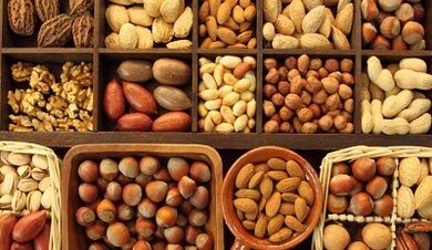 Nut mixtures to improve male power