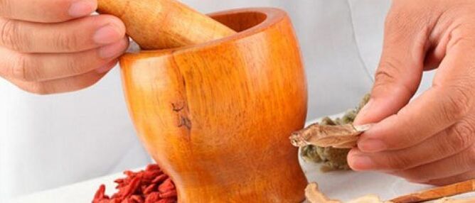 Potency treatment with herbs.