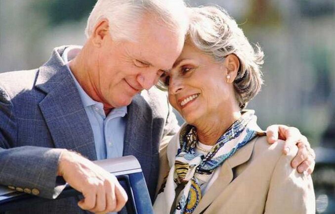 woman and man over 60 years old with increased power photo 1