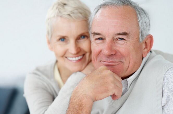 woman and man over 60 years old with increased power photo 2