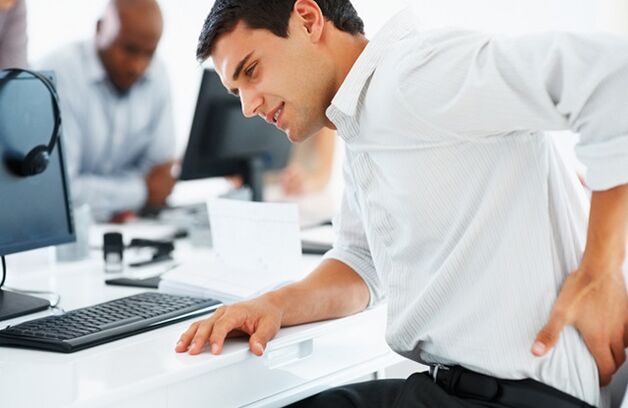 Sedentary work causes power problems.